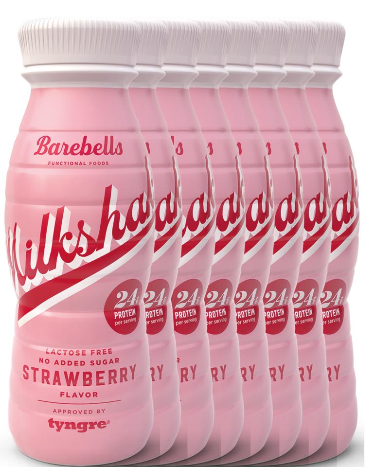Barebells Protein Milkshake Strawberry 8-Pack