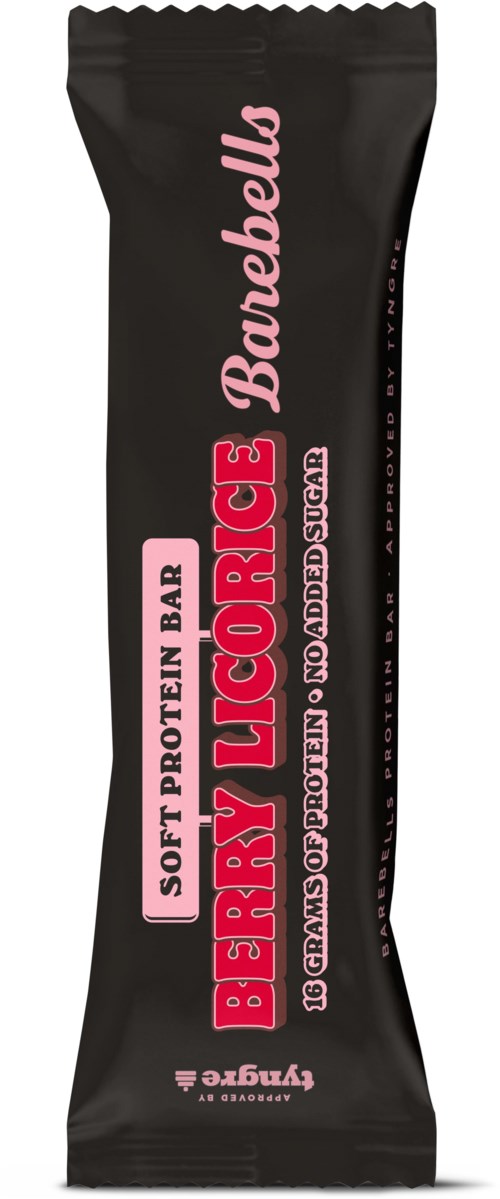Barebells Soft Bar Berry Licorice 55 G Lyko barebells-soft-bar-berry-licorice-55-g-lyko