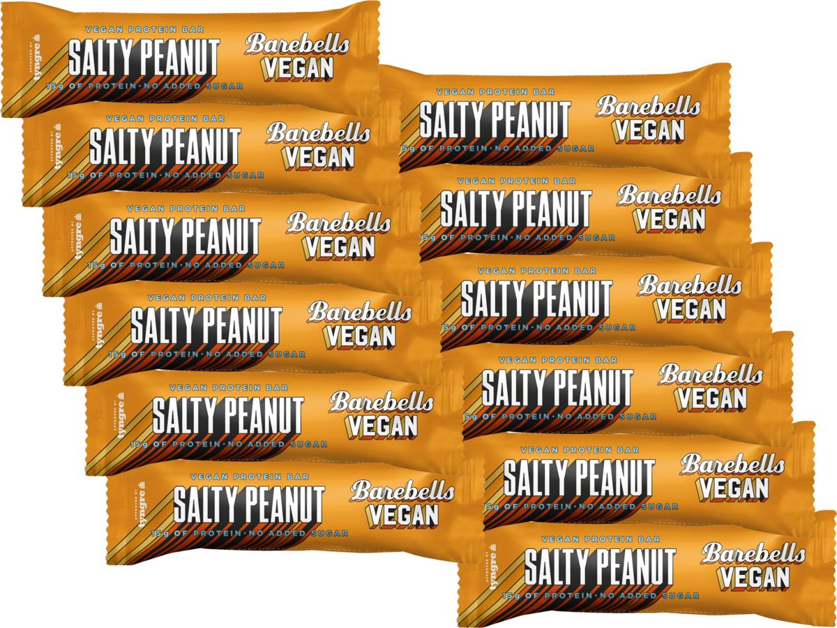 Barebells Vegan Bars Protein Bar Salty Peanut 12Pack