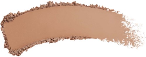 A beige powder spread in a curved line with rough edges. It appears to be a cosmetic or makeup product.