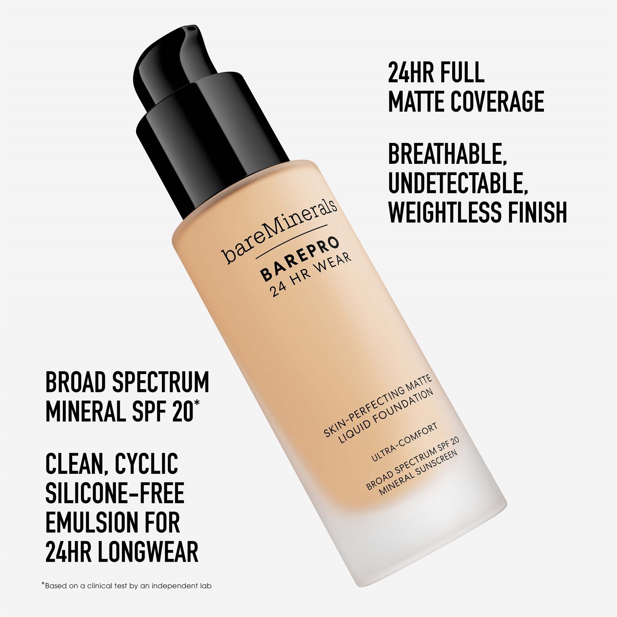 bareMinerals BAREPRO 24HR Skin-Perfecting Matte Liquid Foundation SPF (obrázok 5)