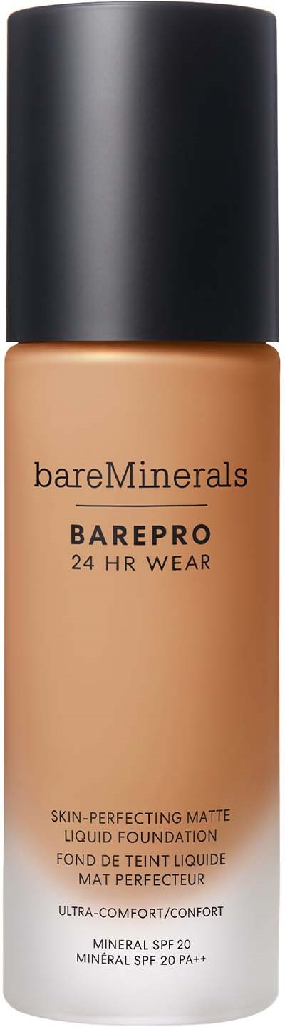 bareMinerals BAREPRO 24HR Skin-Perfecting Matte Liquid Foundation SPF 20 Medium Deep 40 Neutral