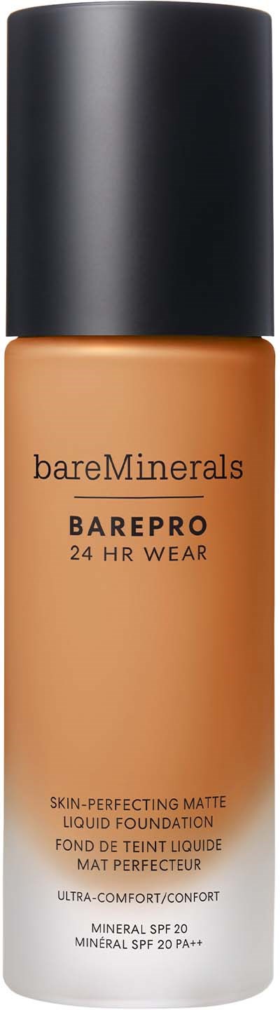 bareMinerals BAREPRO 24HR Skin-Perfecting Matte Liquid Foundation SPF 20 Medium Deep 43 Neutral