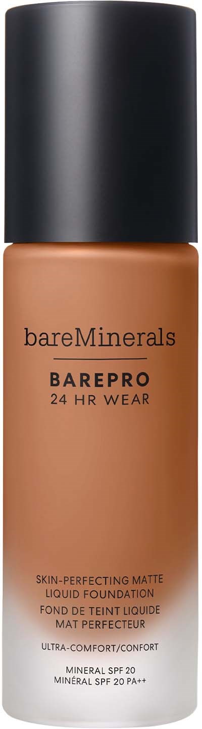 bareMinerals BAREPRO 24HR Skin-Perfecting Matte Liquid Foundation SPF 20 Medium Deep 45 Neutral