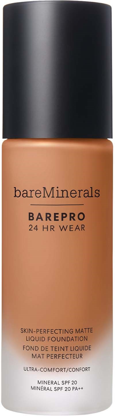 bareMinerals BAREPRO 24HR Skin-Perfecting Matte Liquid Foundation SPF 20 Medium Deep 46 Cool