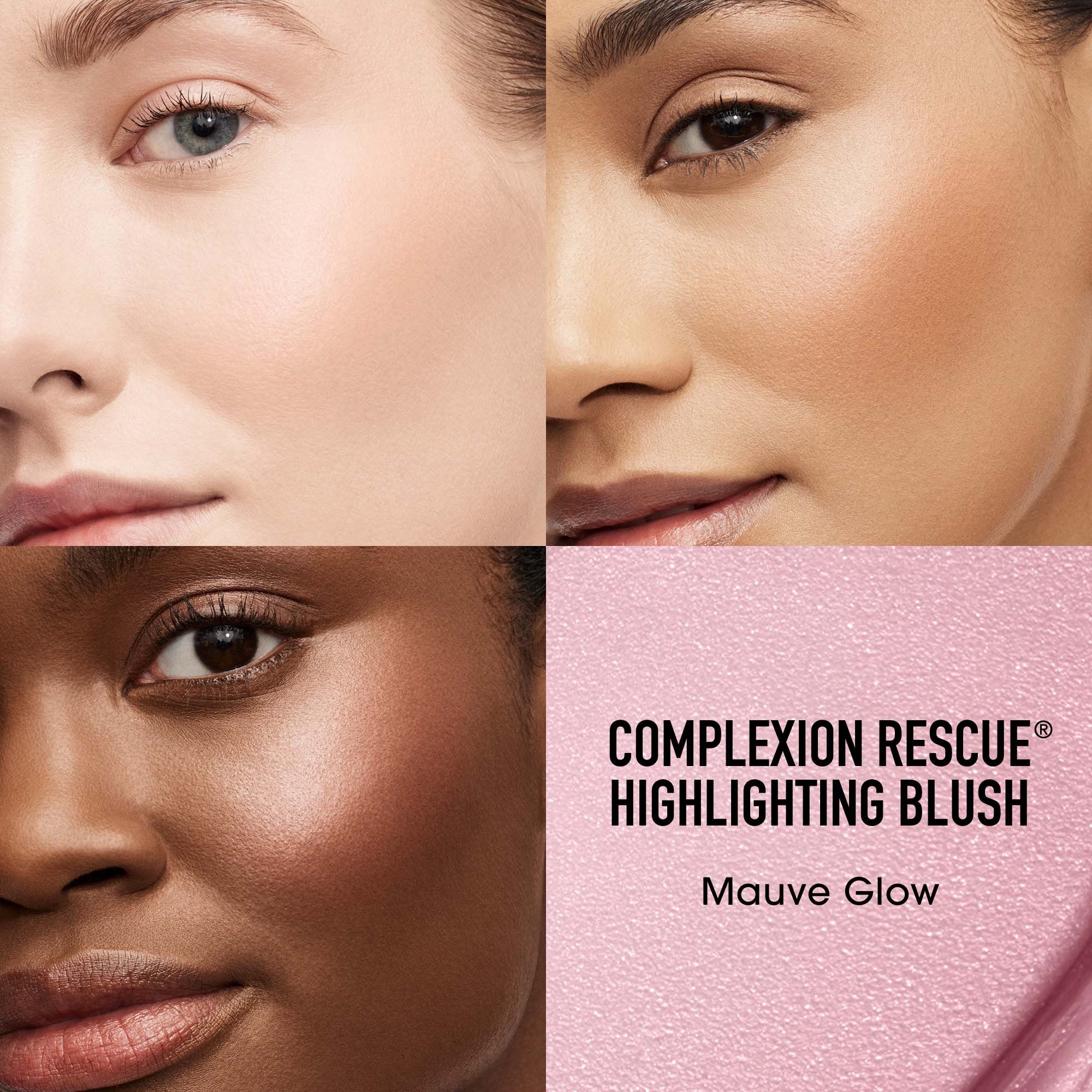 bareMinerals COMPLEXION RESCUE Highlighting Blush Mauve Glow (obrázok 3)
