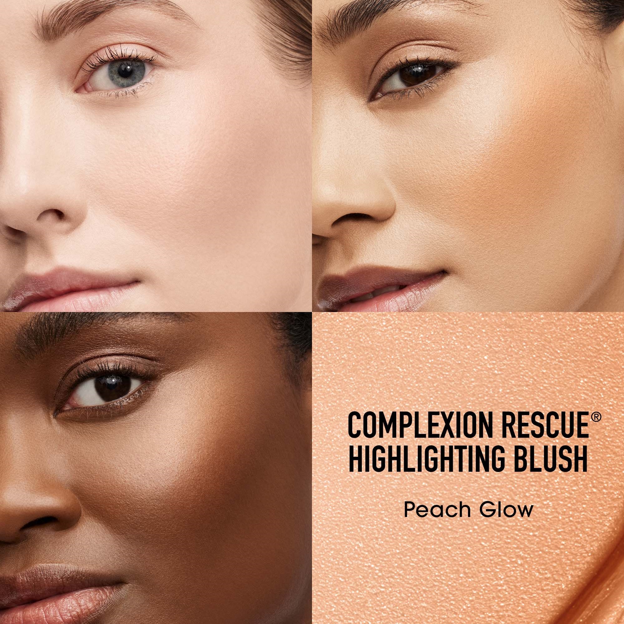 bareMinerals COMPLEXION RESCUE Highlighting Blush Peach Glow (obrázok 3)