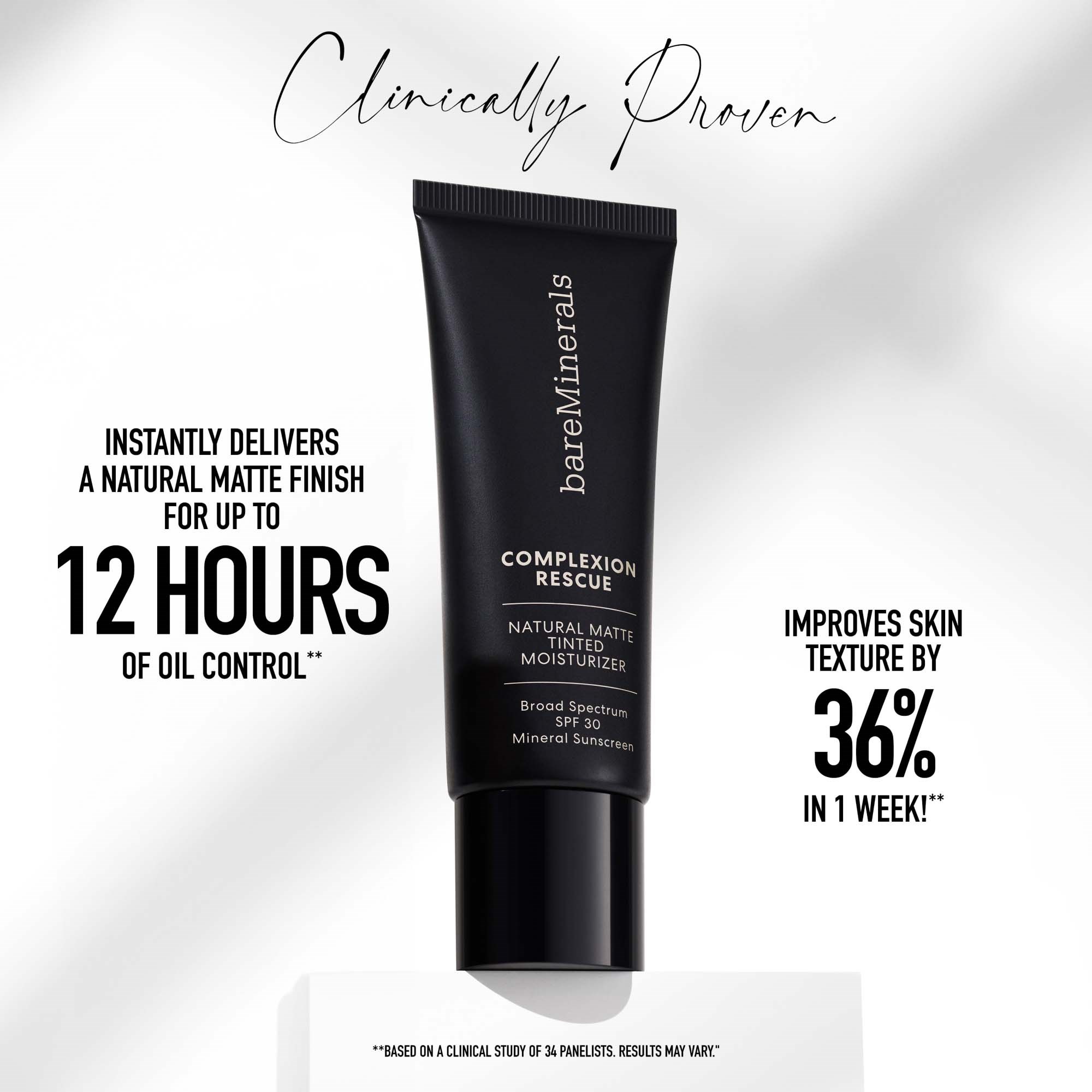 bareMinerals COMPLEXION RESCUE Tinted Moisturizer Natural Matte SPF 30 (obrázok 4)