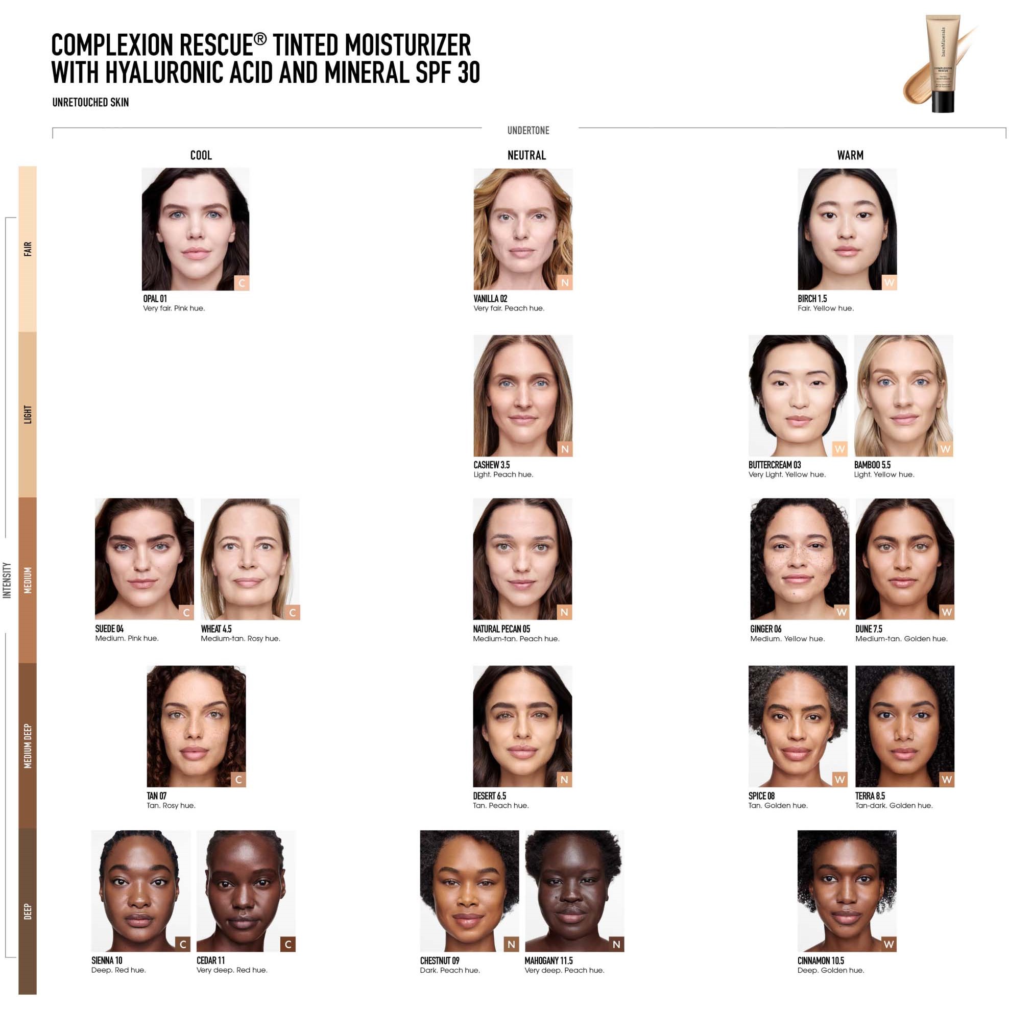 bareMinerals Complexion Rescue Tinted Moisturizer SPF 30 11.5 Mahogany (obrázok 8)