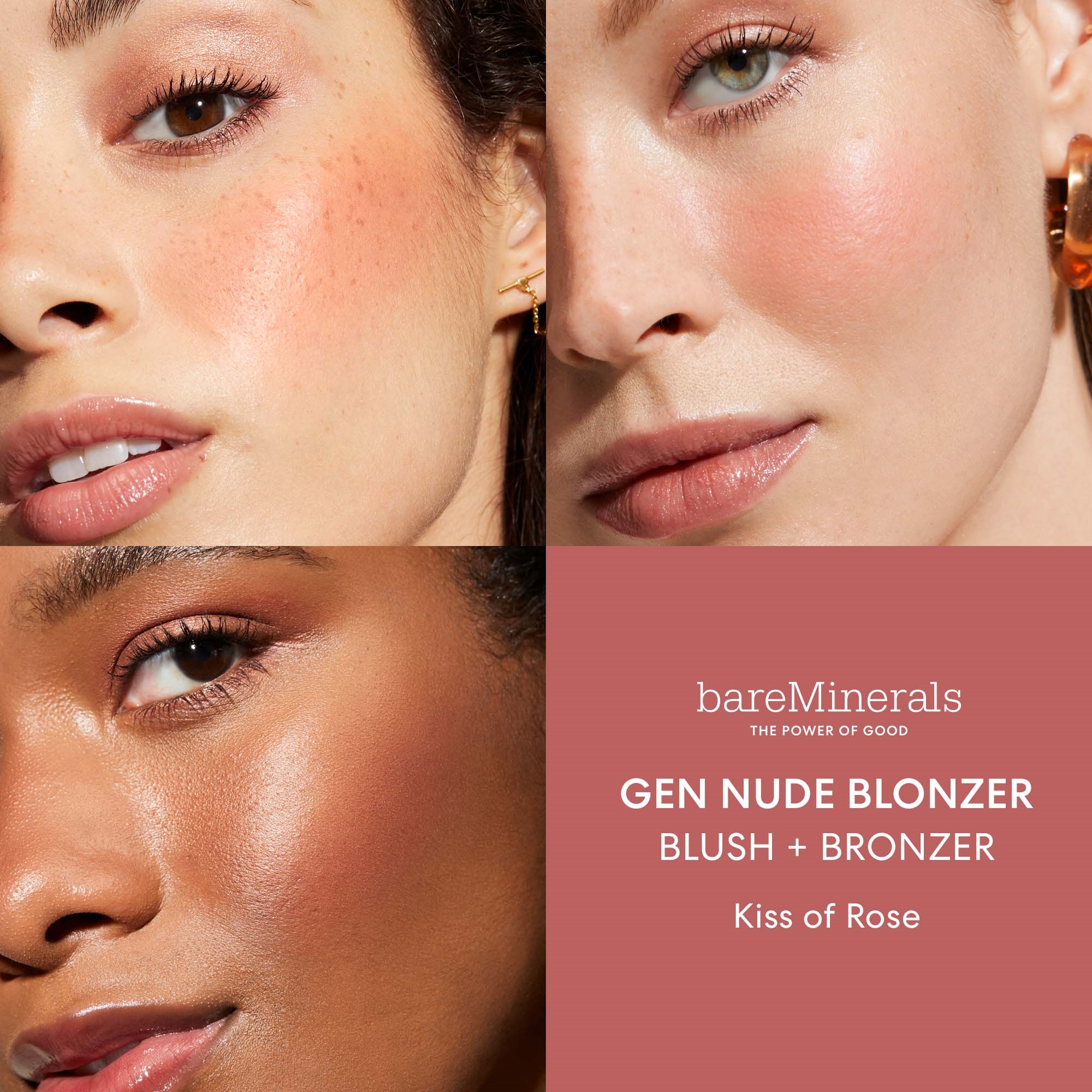 bareMinerals GEN NUDE Blonzer Kiss of Rose (obrázok 4)