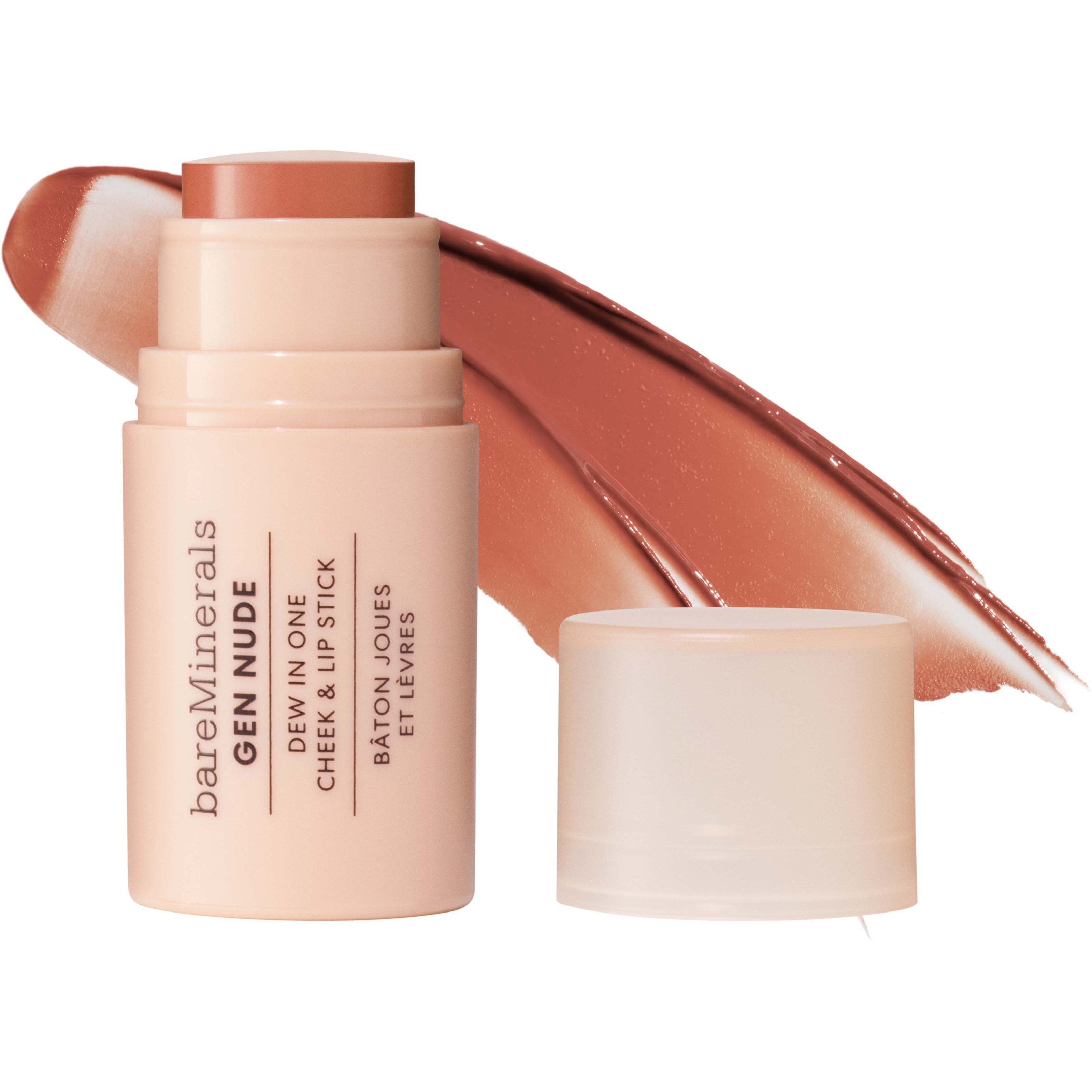 bareMinerals GEN NUDE Dew in One Cheek & Lip Stick Bare Necessity