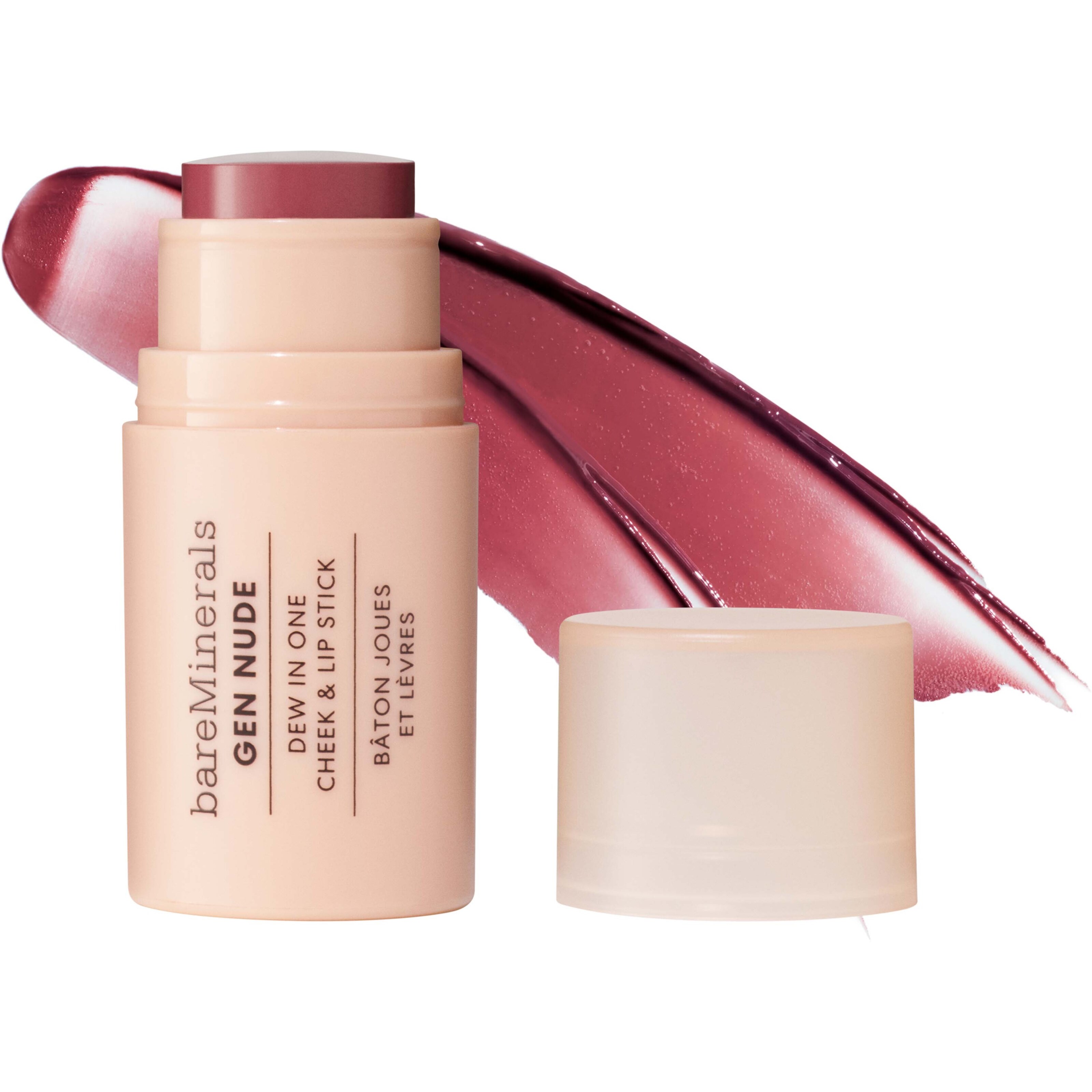 bareMinerals GEN NUDE Dew in One Cheek & Lip Stick Me in Merlot