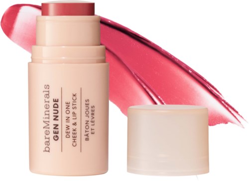 bareMinerals GEN NUDE Dew in One Cheek & Lip Stick Brick it On