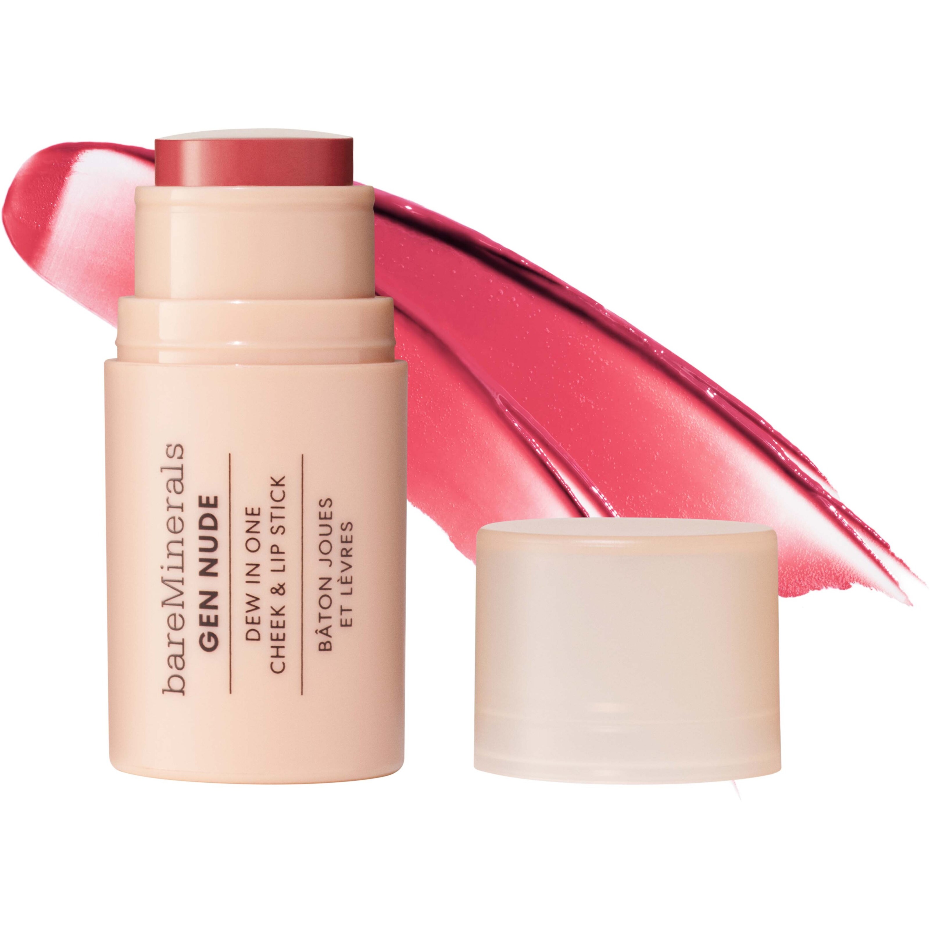 bareMinerals GEN NUDE Dew in One Cheek & Lip Stick Brick it On