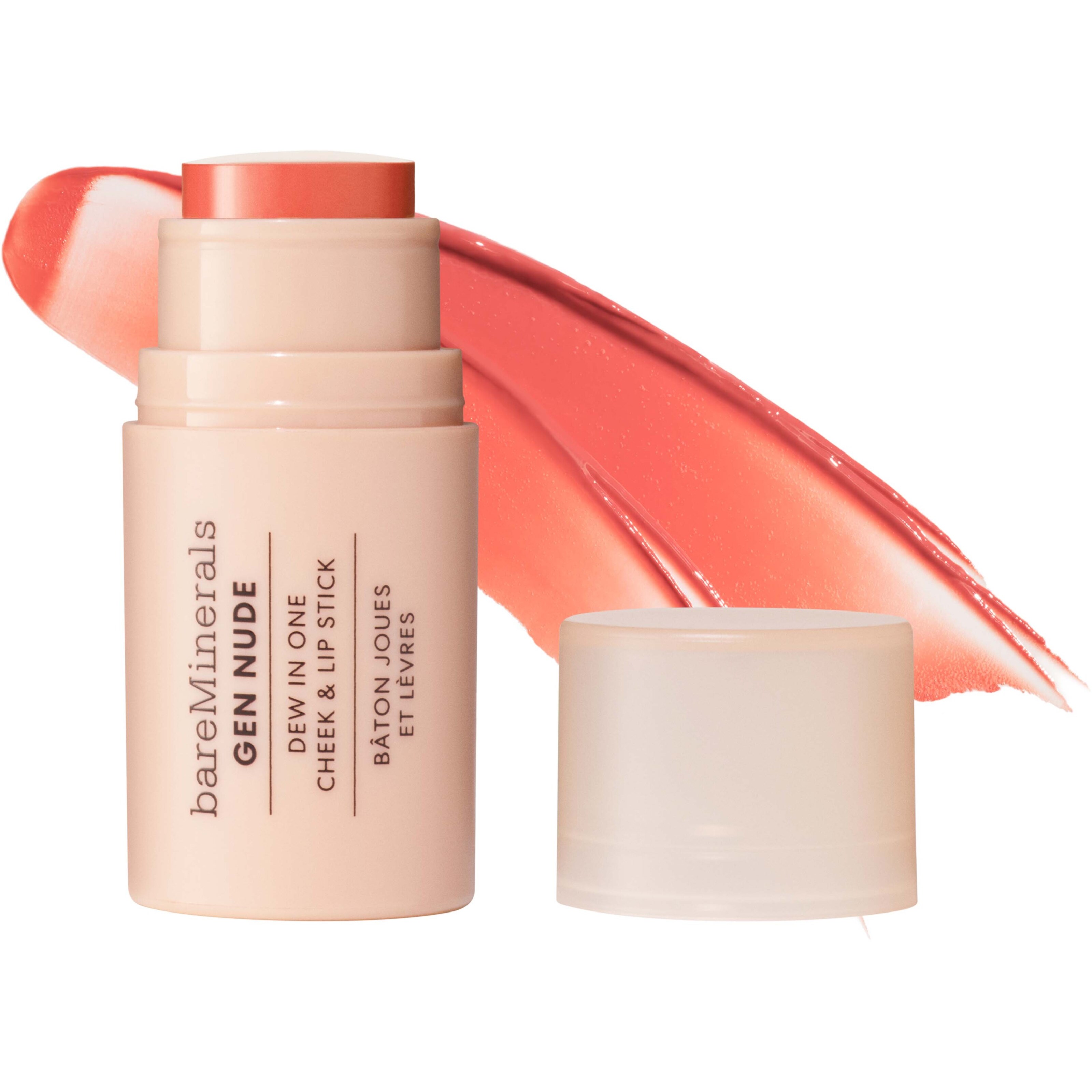 bareMinerals GEN NUDE Dew in One Cheek & Lip Stick Just Peachy