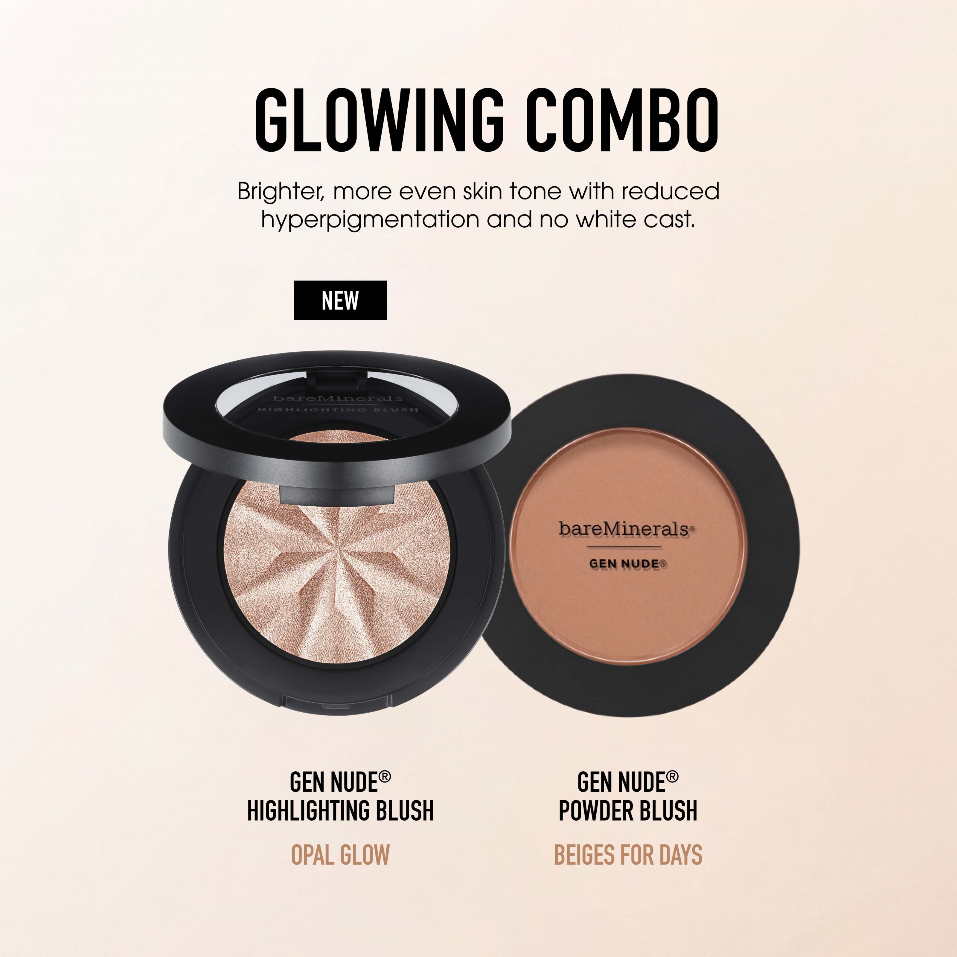 bareMinerals GEN NUDE Highlighting Blush Opal Glow 01 (obrázok 5)