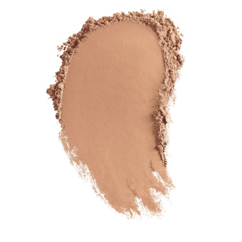 Beige jauhe levitetty epätasaisesti, häipyen keskelle. Näyttää meikiltä tai kasvorasvalta.