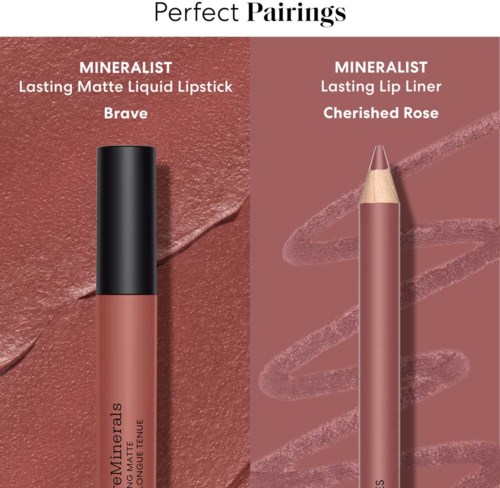 Карандаш для губ bareMinerals Mineralist Lasting Lip Liner кремово-матовый, оттенок Mindful Mulberry — фото 8