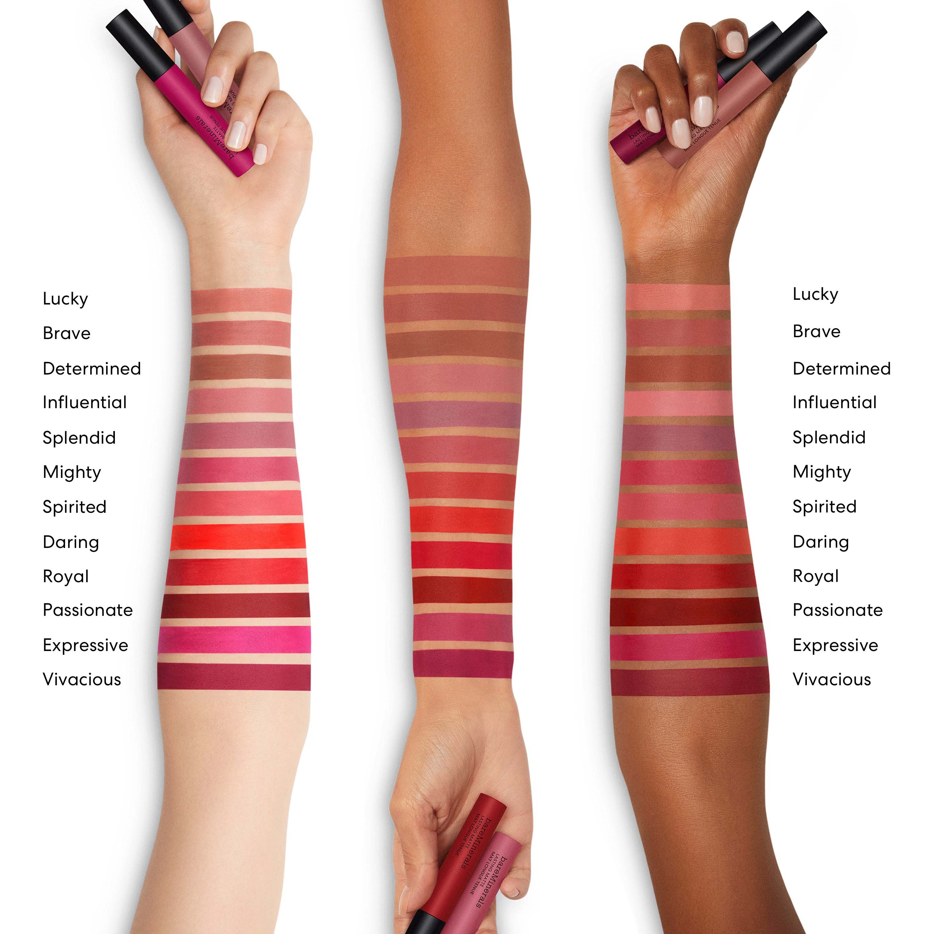 bareMinerals MINERALIST Lasting Matte Liquid Lipstick Brave (obrázok 4)