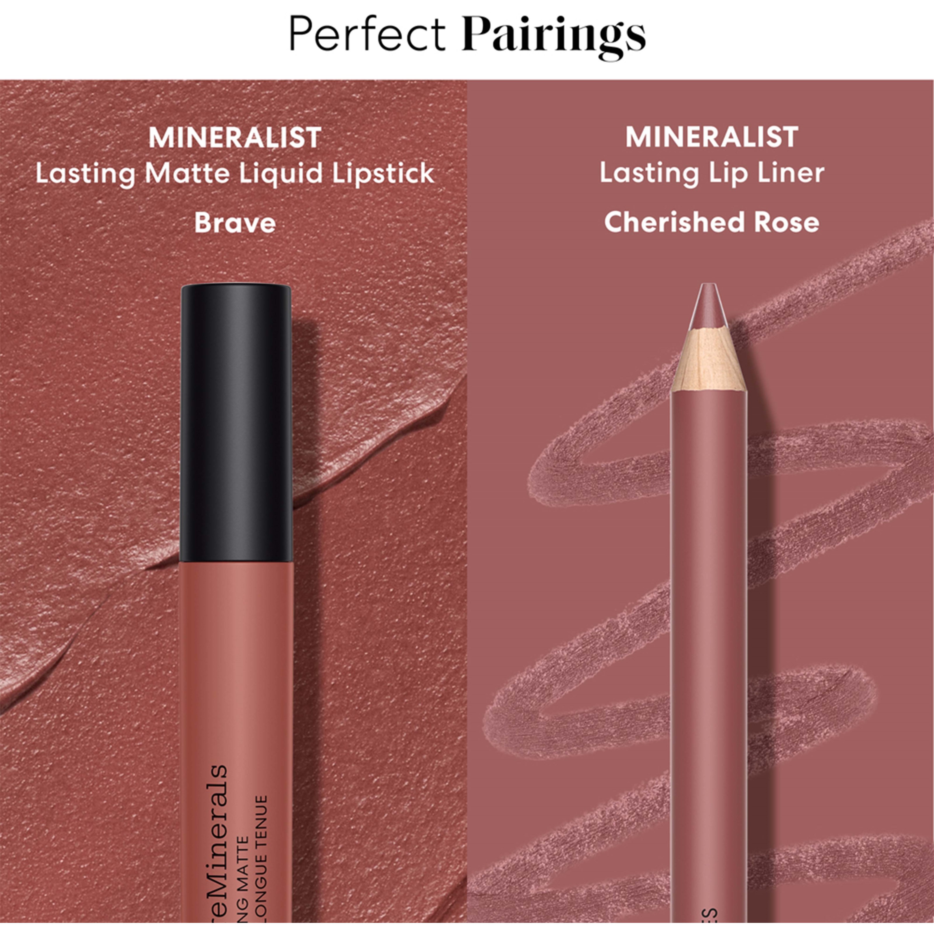 bareMinerals MINERALIST Lasting Matte Liquid Lipstick Brave (obrázok 9)