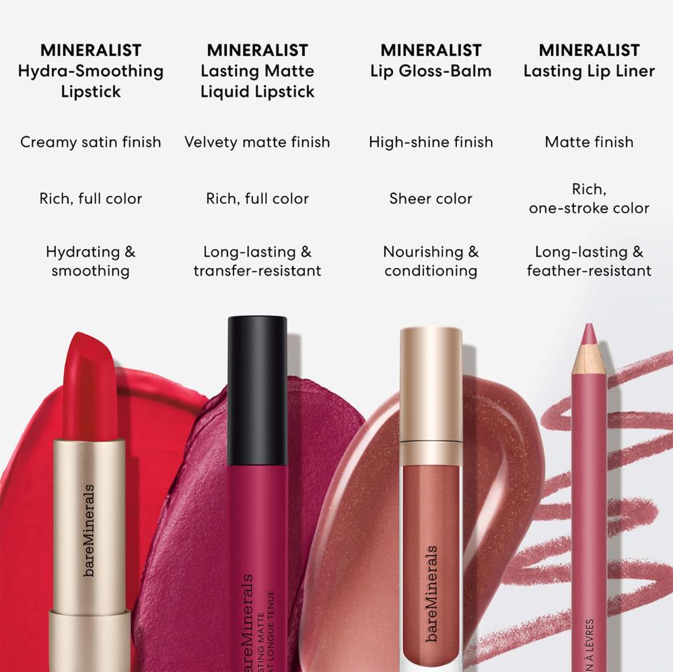 bareMinerals Mineralist Lasting Matte Liquid Lipstick Influential