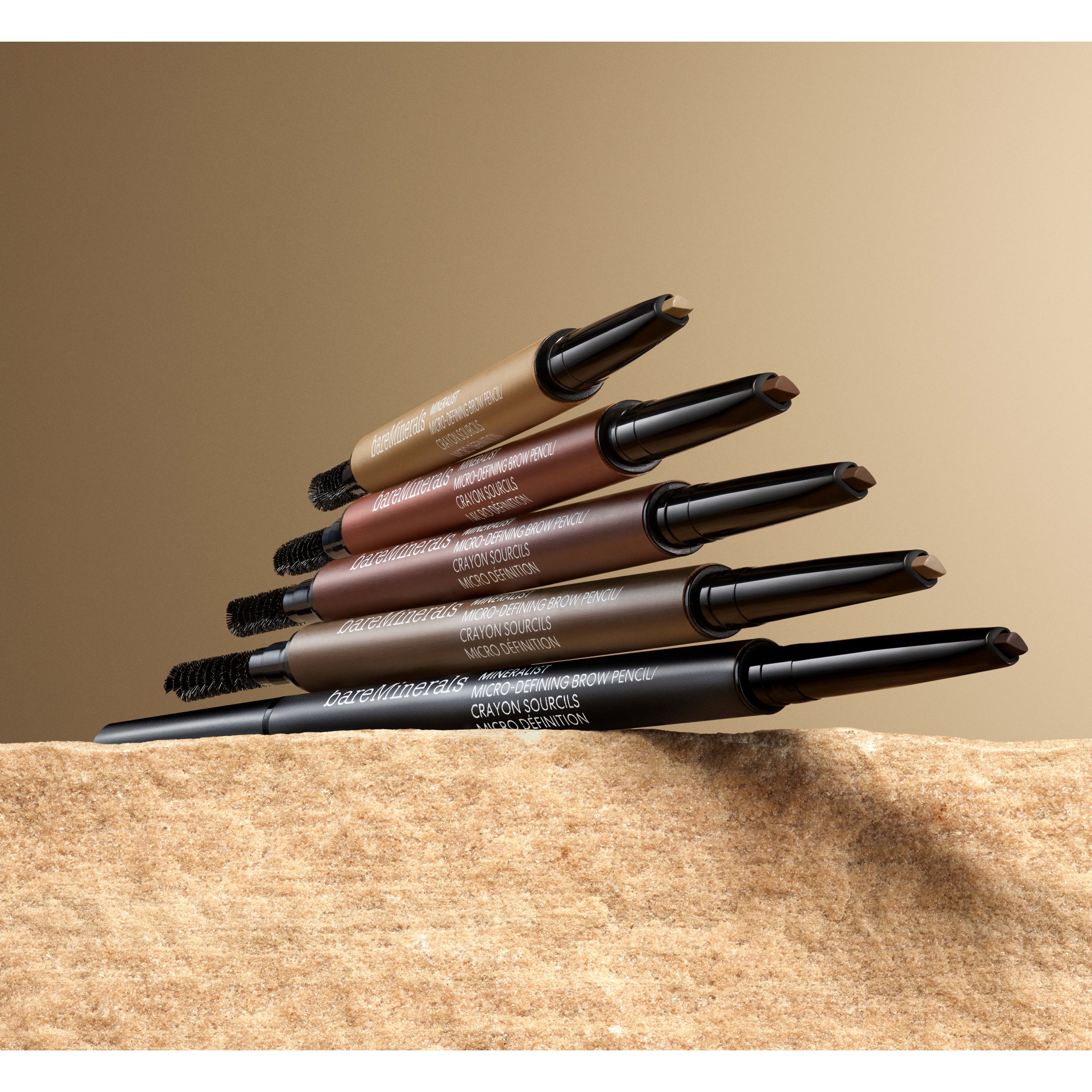 bareMinerals MINERALIST Micro-Defining Eyebrow Pencil Rich Black (obrázok 6)