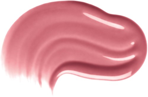 En rosa, glänsande och kurvig kräm eller gelé på svart bakgrund, ser slät och blank ut.
