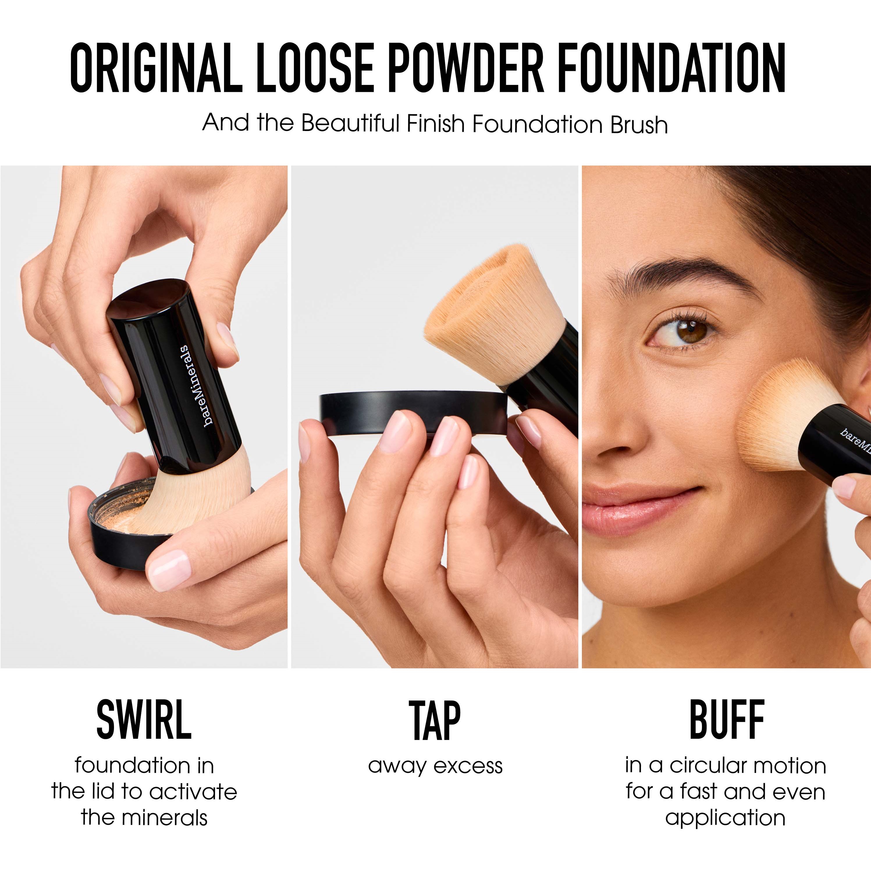 bareMinerals Loose Powder Foundation SPF 15 Golden Dark 25 (obrázok 9)