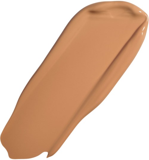 Ett beige eller hudfärgat prov på makeup eller foundationkräm.