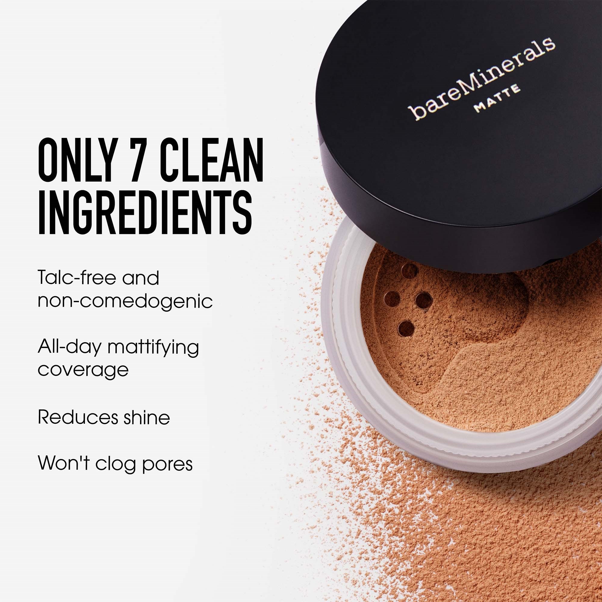 bareMinerals Matte Loose Powder Foundation SPF 15 Medium 10 (obrázok 7)