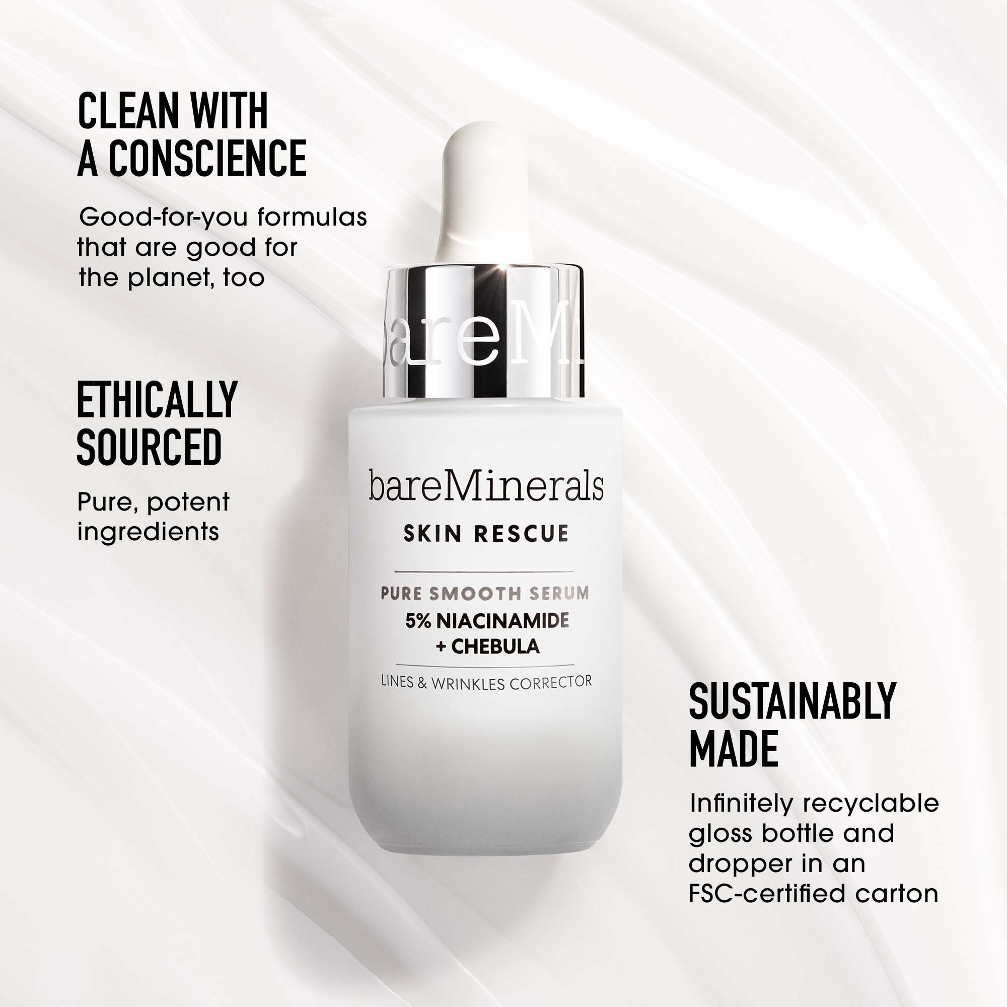 bareMinerals SKIN RESCUE Pure Smooth Serum 30 ml (obrázok 5)