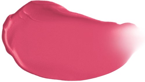 En rosa läppstiftskrem med glansig, slät yta och rundade kanter.