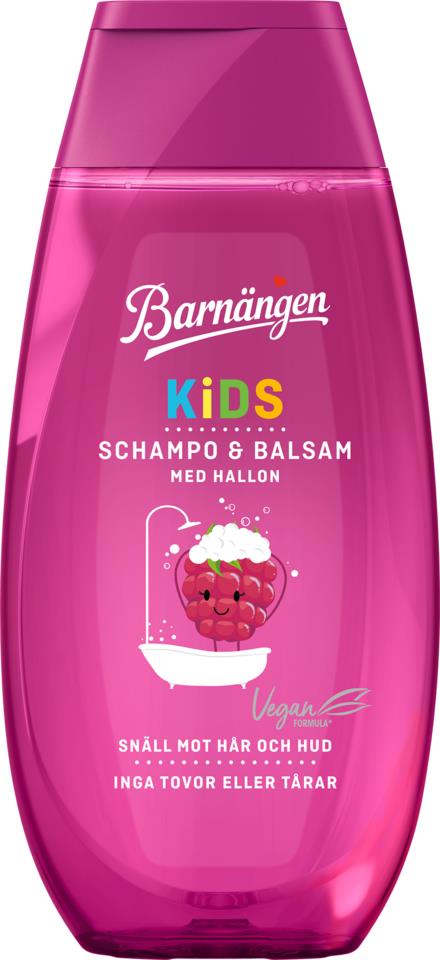 Barnängen Kids Schampo/Balsam Hallon 250ml