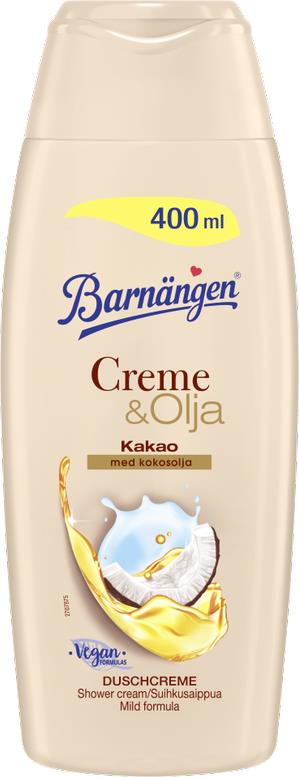 Barnängen Shower Creme Creme & Olja Kakao 400ml