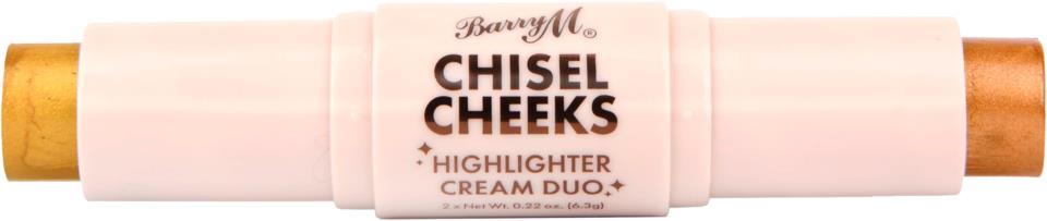 Barry M Chisel Cheeks Highlighter Cream Duo Gold/Bronze 13 g