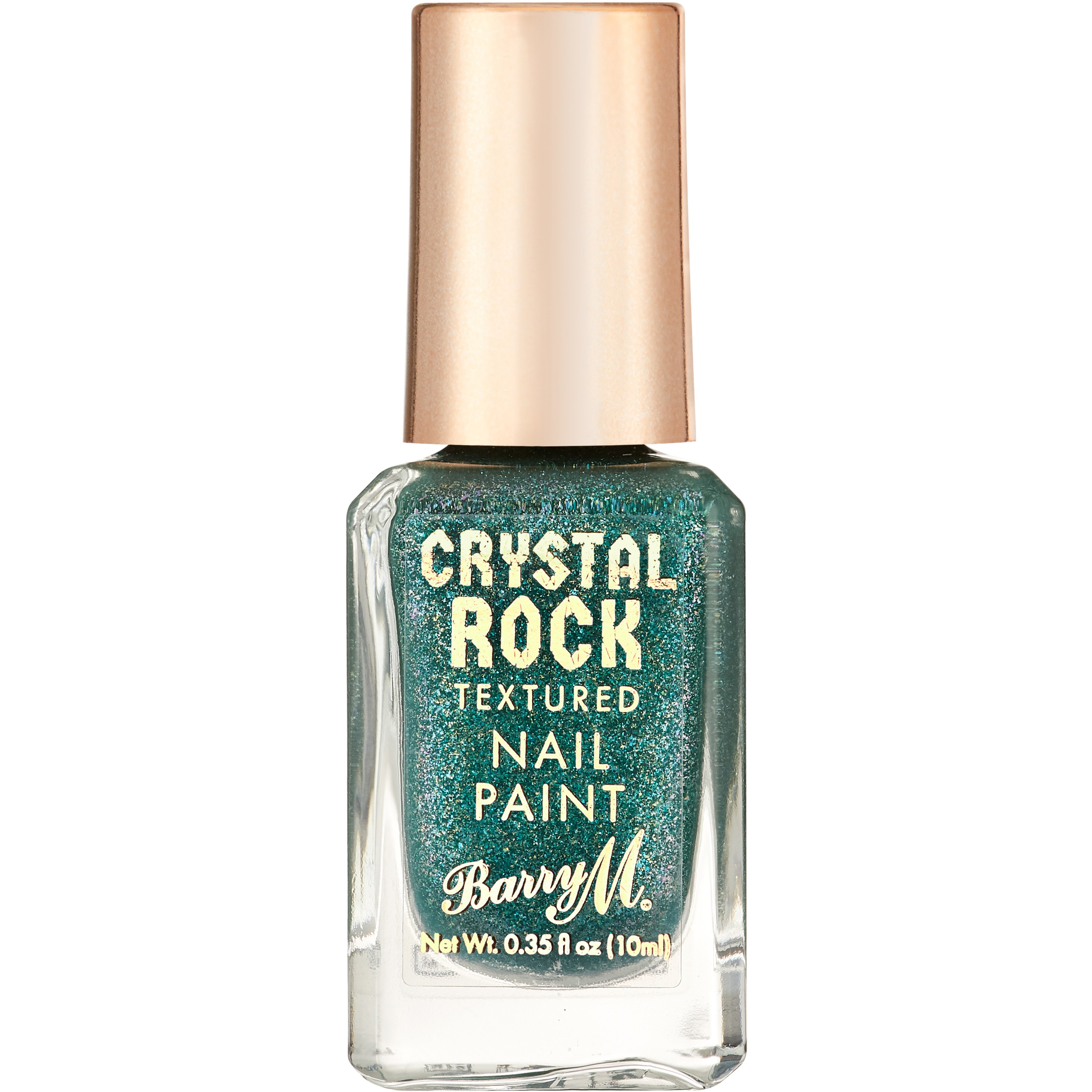 Läs mer om Barry M Crystal Rock Nail Paint Emerald Green