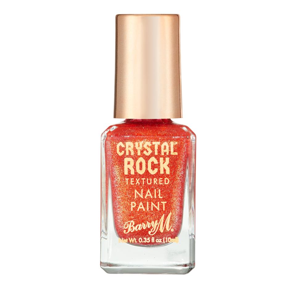 Barry M Crystal Rock Textured Nail Paint Coral Sunstone