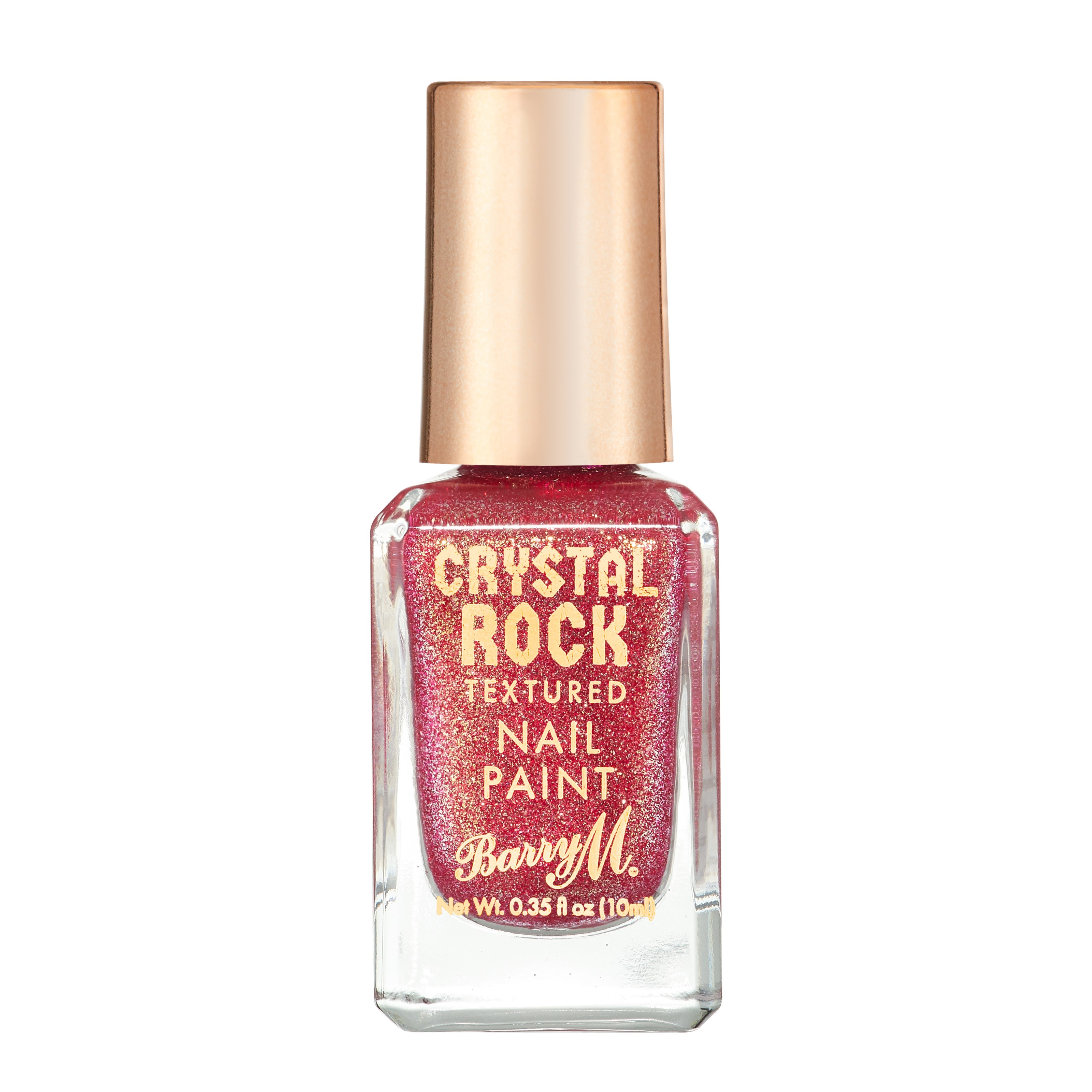 Läs mer om Barry M Crystal Rock Textured Nail Paint Pink Tourmaline