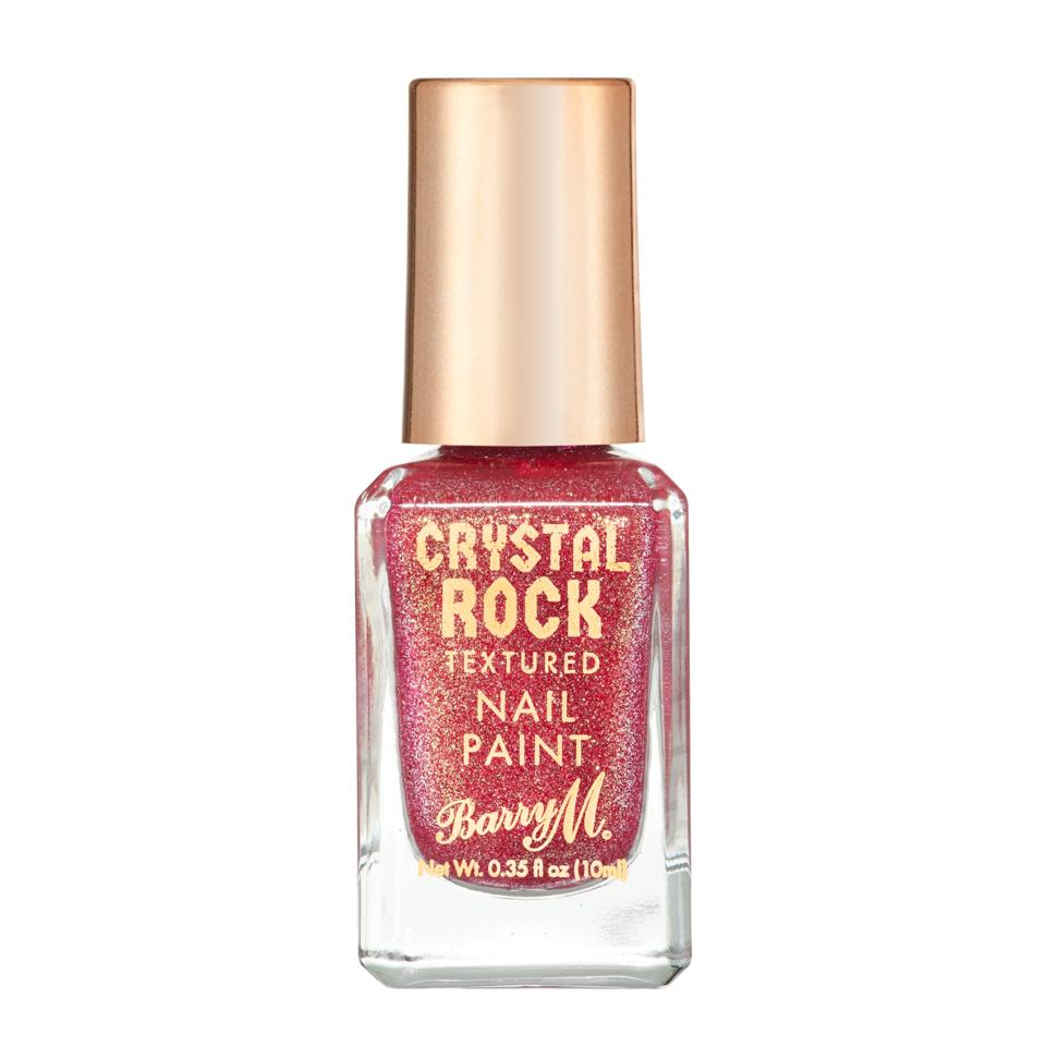 Barry M Crystal Rock Textured Nail Paint Pink Tourmaline 