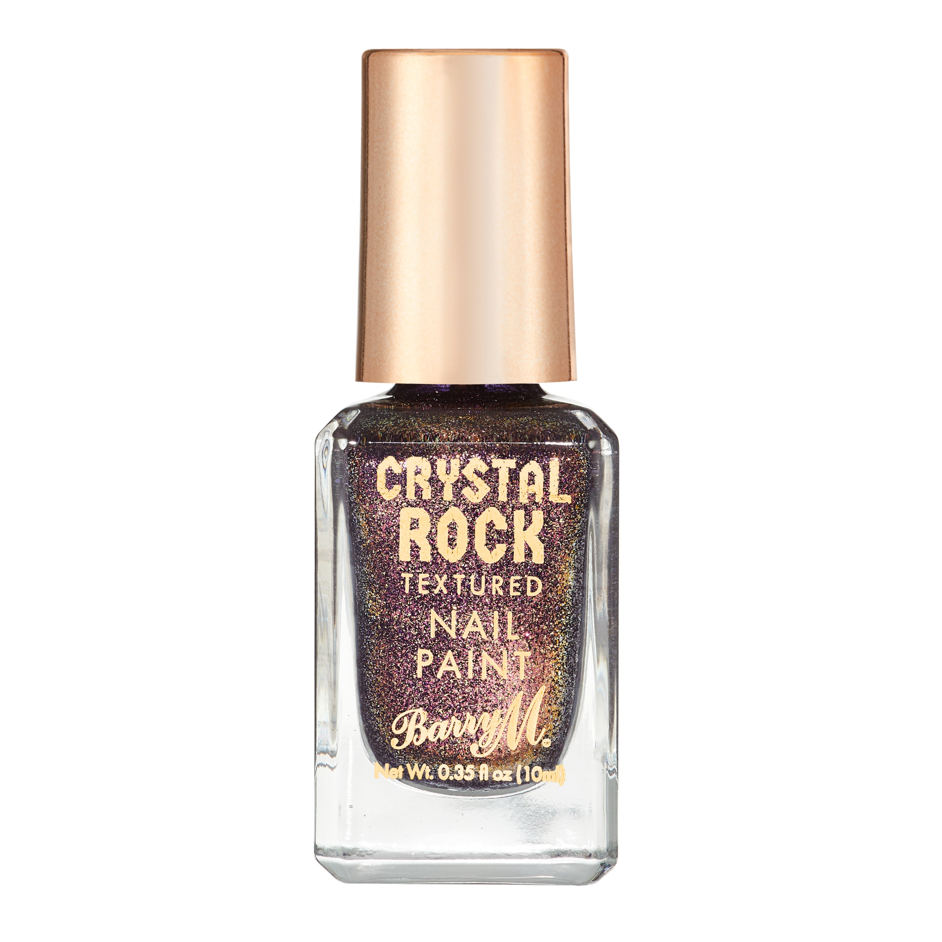 Bilde av Barry M Crystal Rock Textured Nail Paint Purple Agate