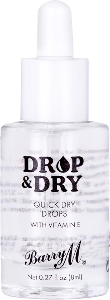 Barry M Drop & Dry Quick Dry Drops Clear 8 ml