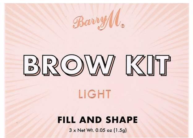 Barry M Fill and Shape Brow Kit Light