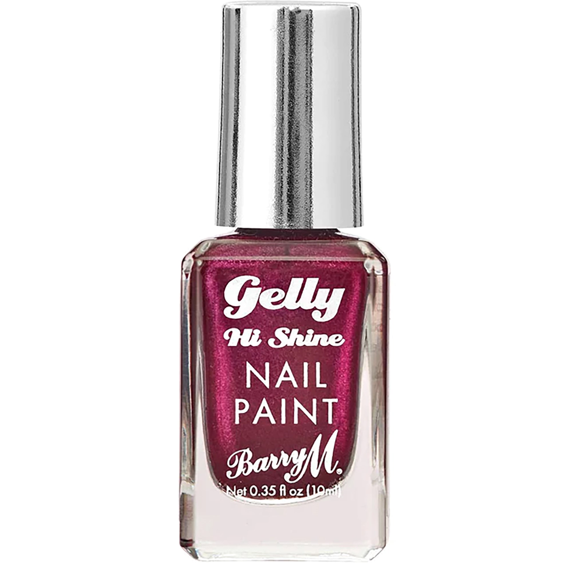 Läs mer om Barry M Gelly Hi Shine Nail Paint Beetroot