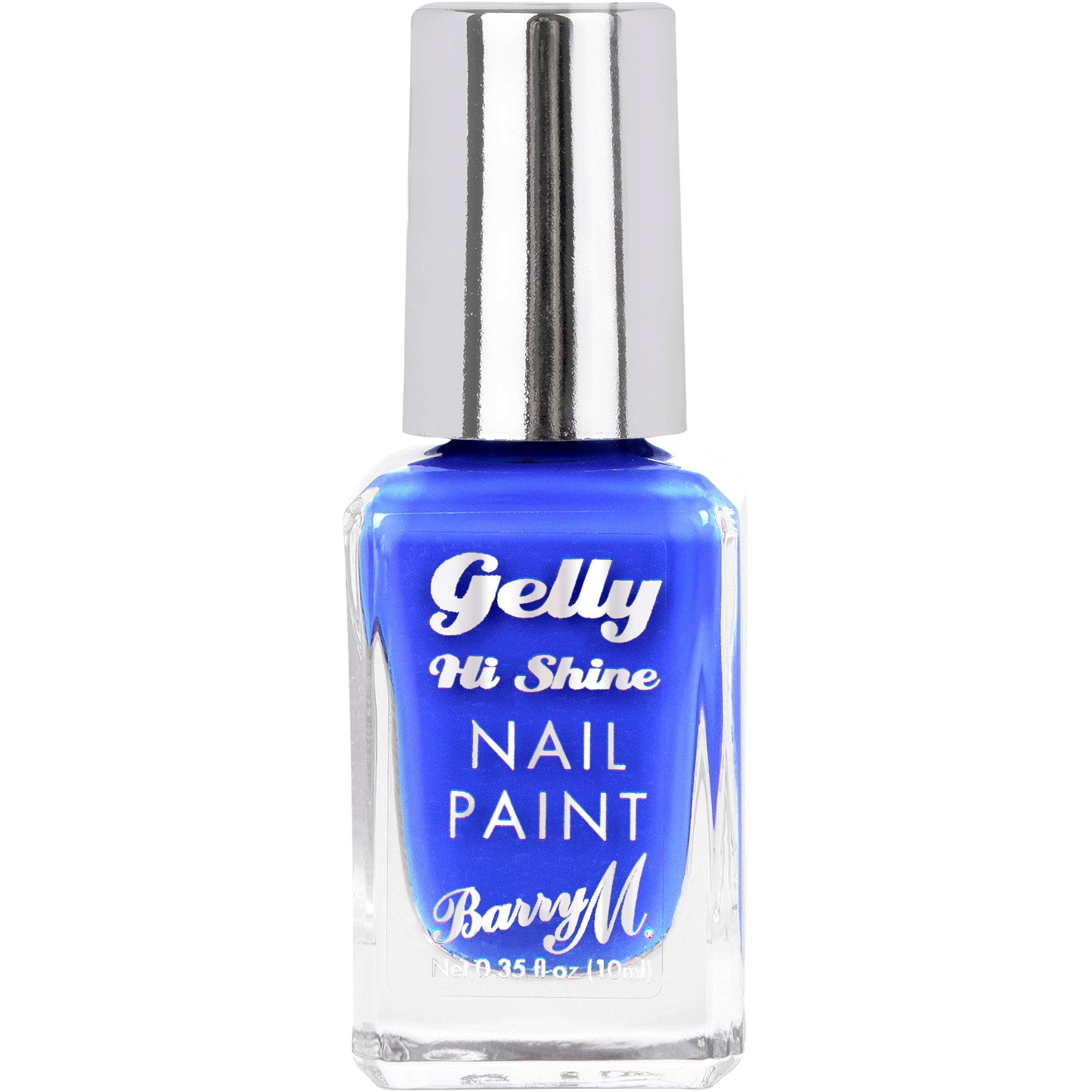 Läs mer om Barry M Gelly Hi Shine Nail Paint Blue Guava