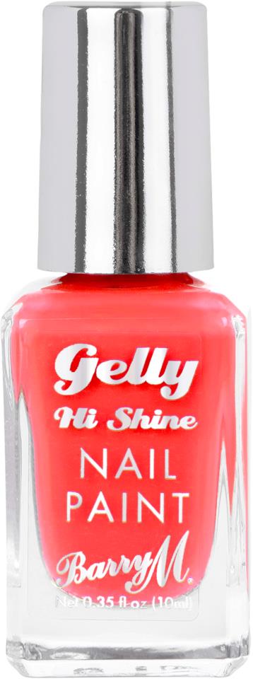 Barry M Gelly Hi Shine Nail Paint Cherry Pie 10 ml
