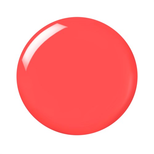 En glänsande röd sfär, ser ut som en boll, med en ljus reflektion upptill vänster.