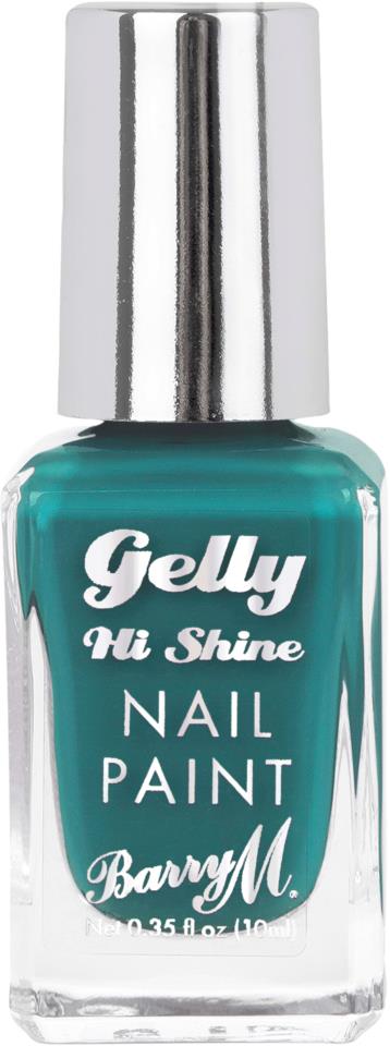 Barry M Gelly Hi Shine Nail Paint Forget Me Not 10 ml