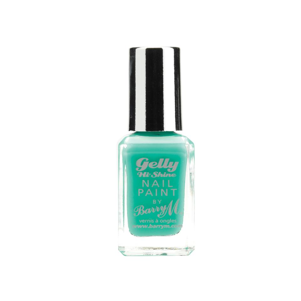 Barry M Gelly Hi Shine Nail Paint Green Berry