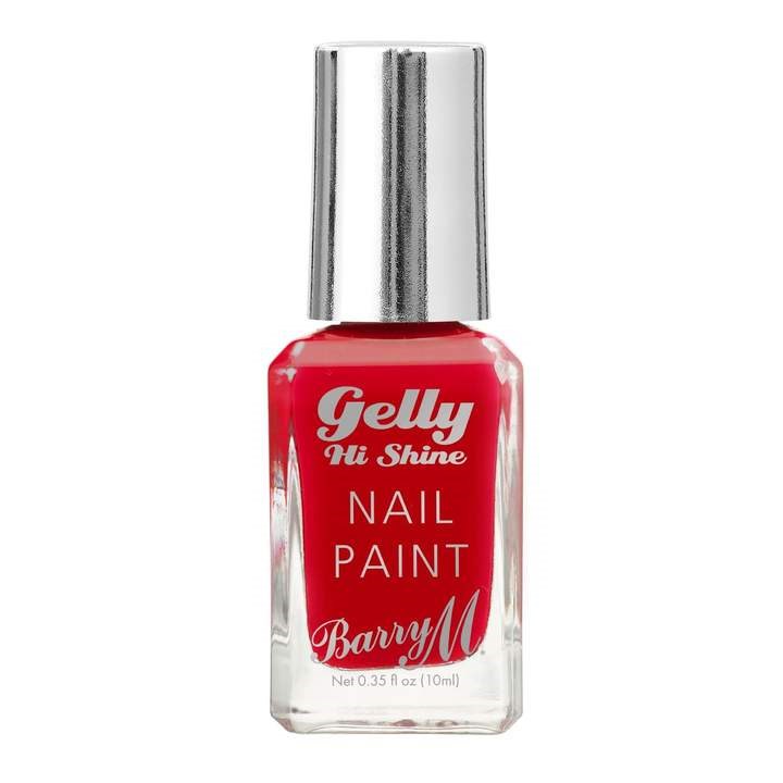 Läs mer om Barry M Gelly Hi Shine Nail Paint Hot Chilli