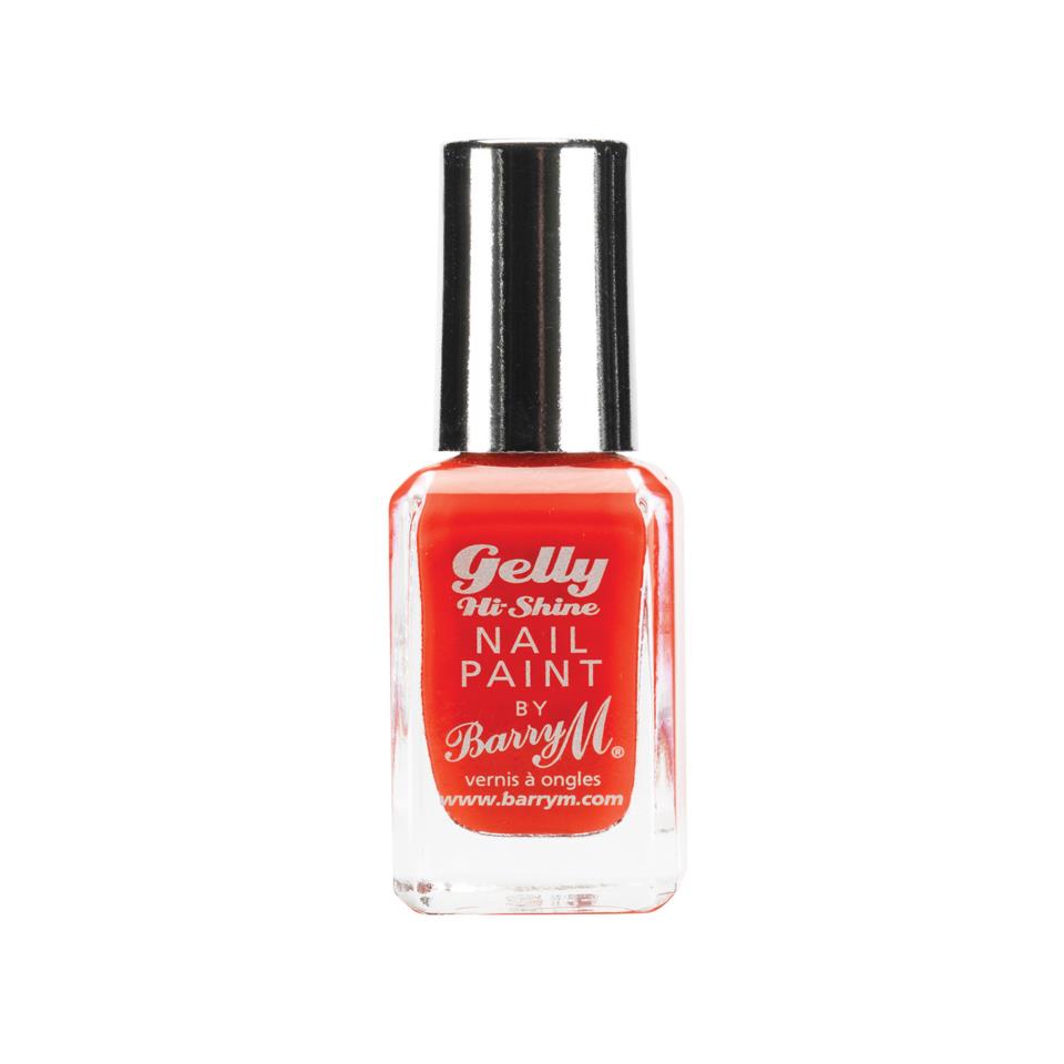 Barry M Gelly Hi Shine Nail Paint Passion Fruit